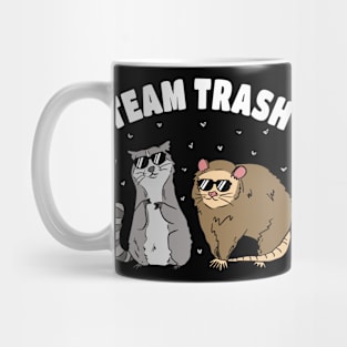 Team Trash Raccoon Rat Mug